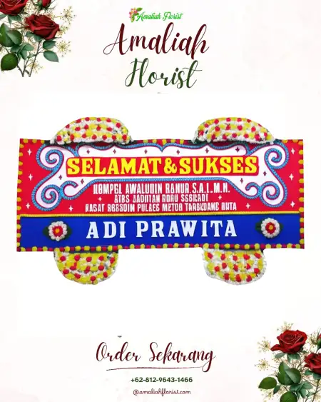 Papan Bunga Ucapan Selamat Kramat Utara